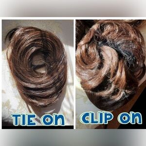 🛍️BUNDLE ONLY ITEM🛍️ Clip on hair & Tie on hair Piece